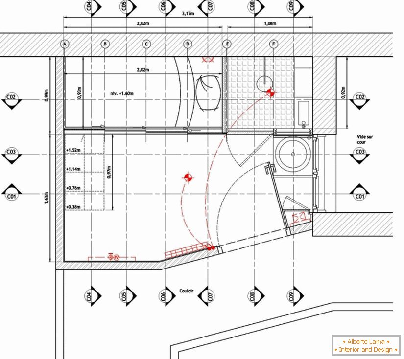 Amplasarea spațiului mic al apartamentului