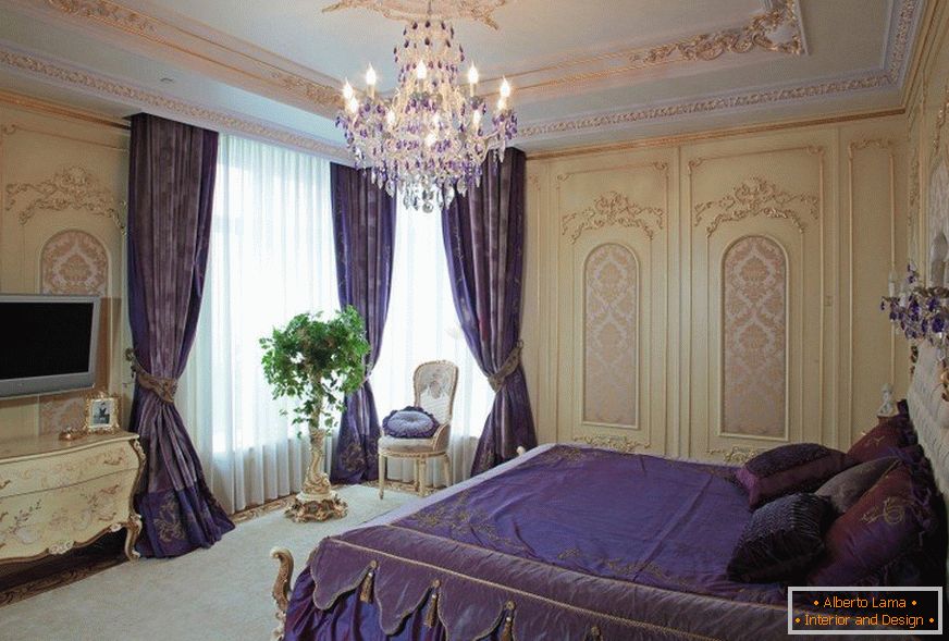 Designul dormitorului regal