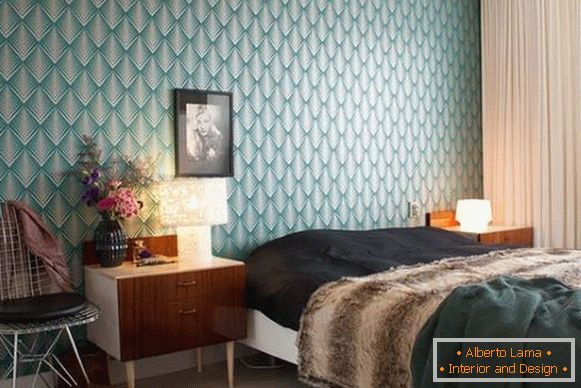 Prezentare generală a tendințelor - ce wallpapere să alegeți în dormitor 2015