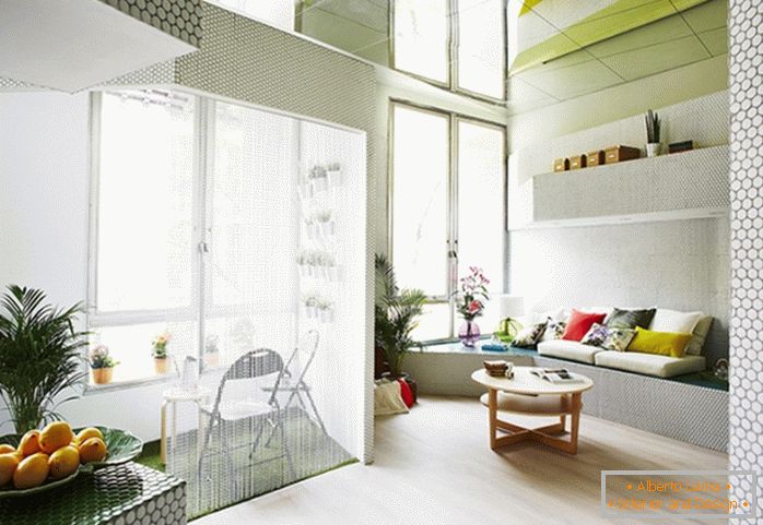 Designul mozaic al unui apartament mic - фото 6