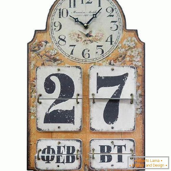 ceas cu zid de calendar, fotografia 23