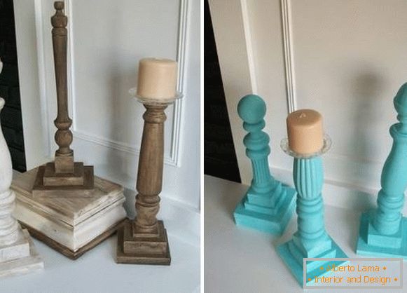 Decor de balustre cu mâinile tale