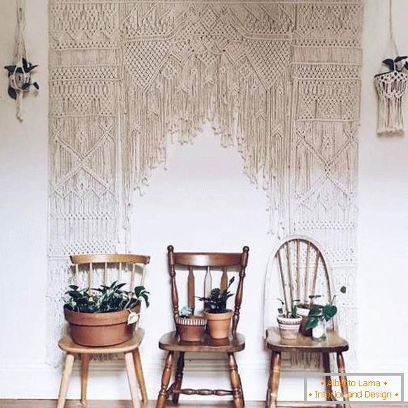 Design Interior 2017 - stiri foto macrame