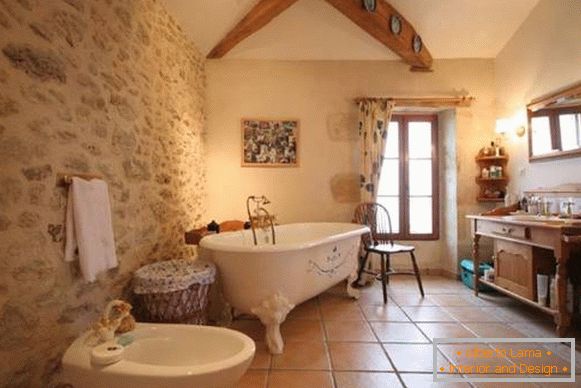 Original stil confortabil Provence în baie