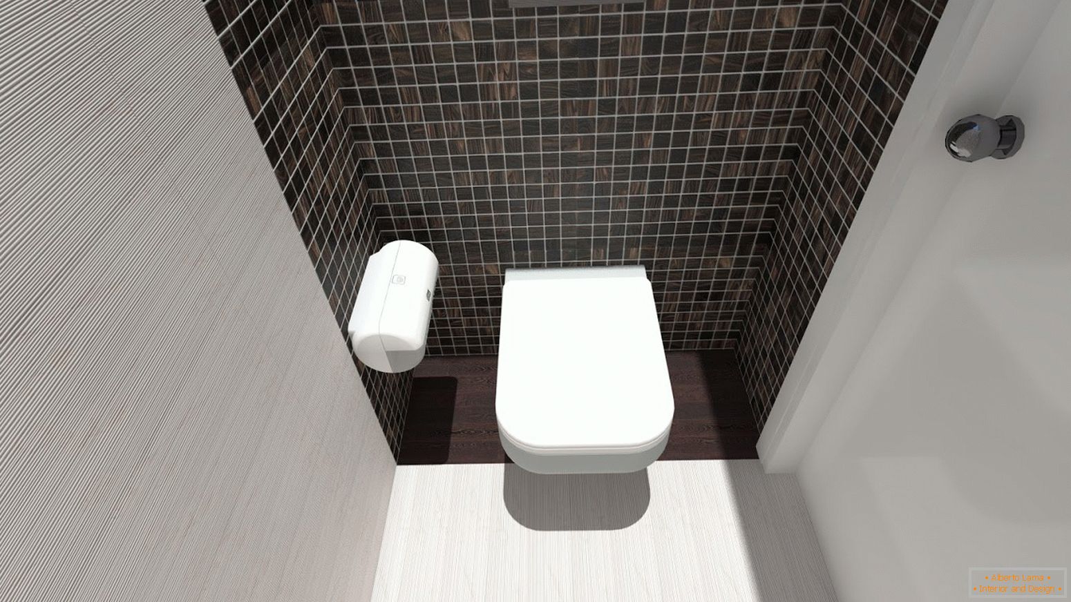 mozaic плитка в дизайне туалета