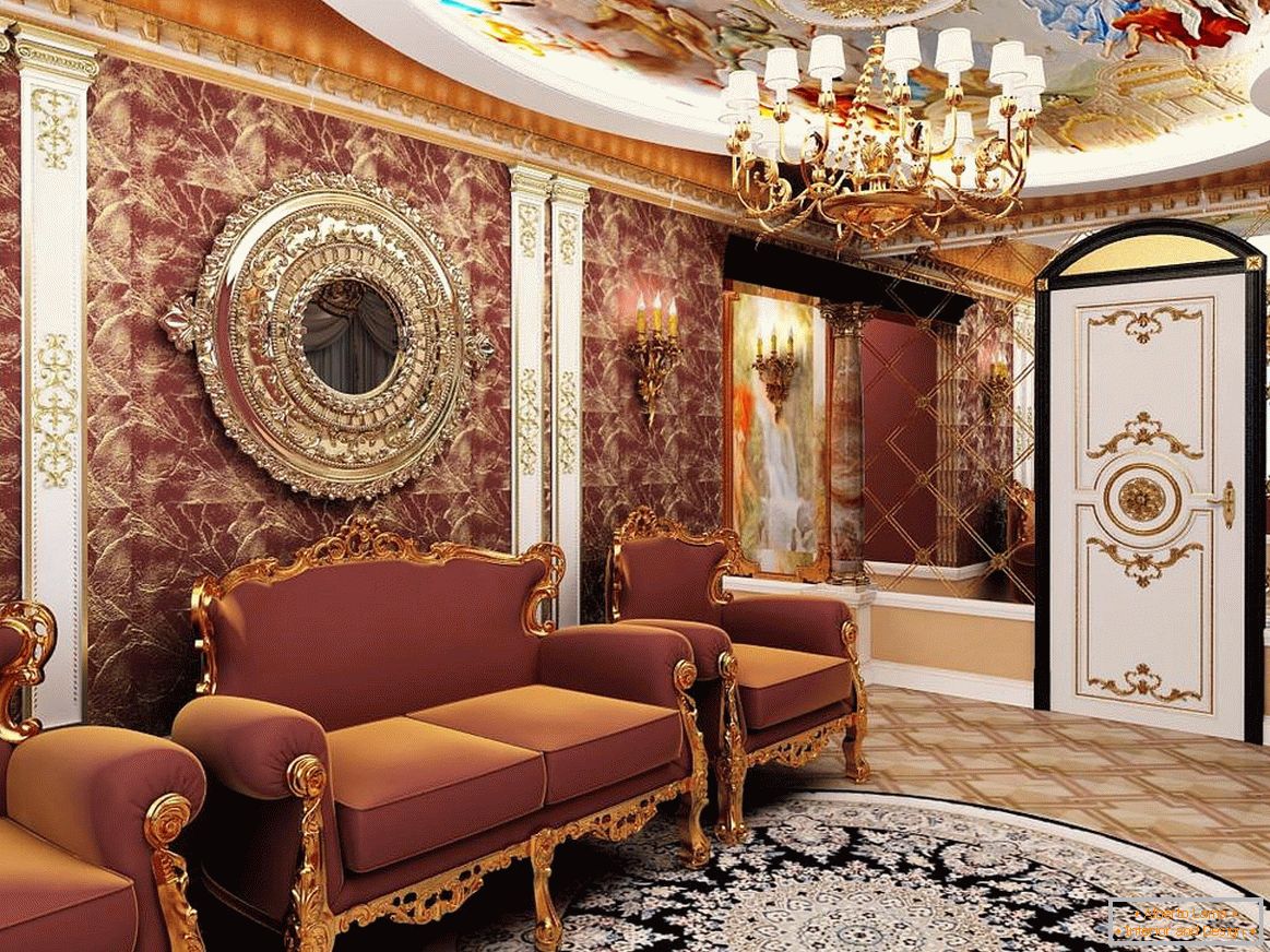 Baroc luxos în apartamentul de oraș al unui italian prosper.