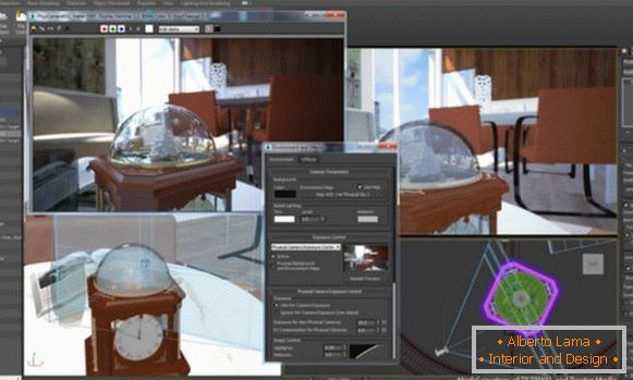 Design interior în Autodesk 3D MAX