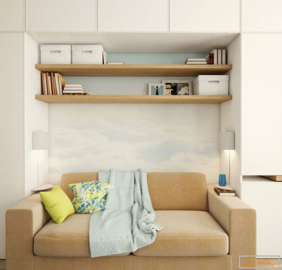 Designul unei camere de zi într-un apartament mic