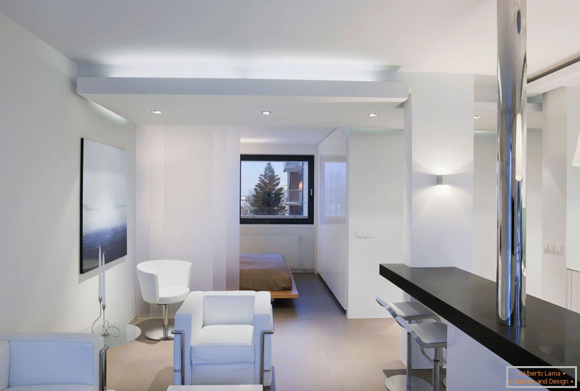 Design modern al unui mic apartament
