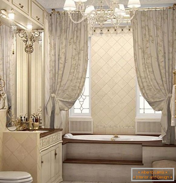 candelabru pentru o baie in stil clasic