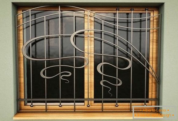 Grile de ferestre metalice neobișnuite pentru protecție
