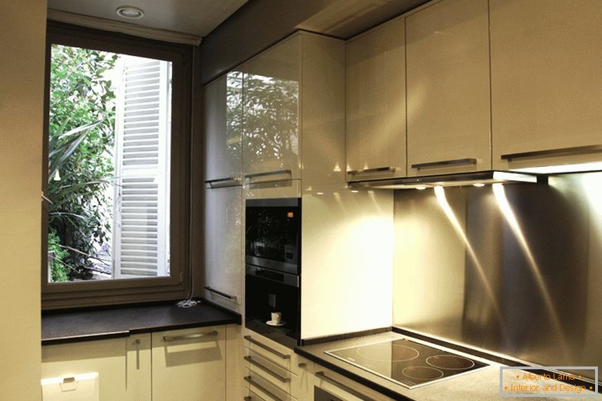 Set de bucătărie modernă с подсветкой