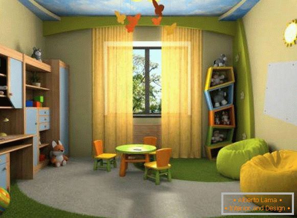 design de perdele pentru camera de copii pentru un băiat, fotografie 3
