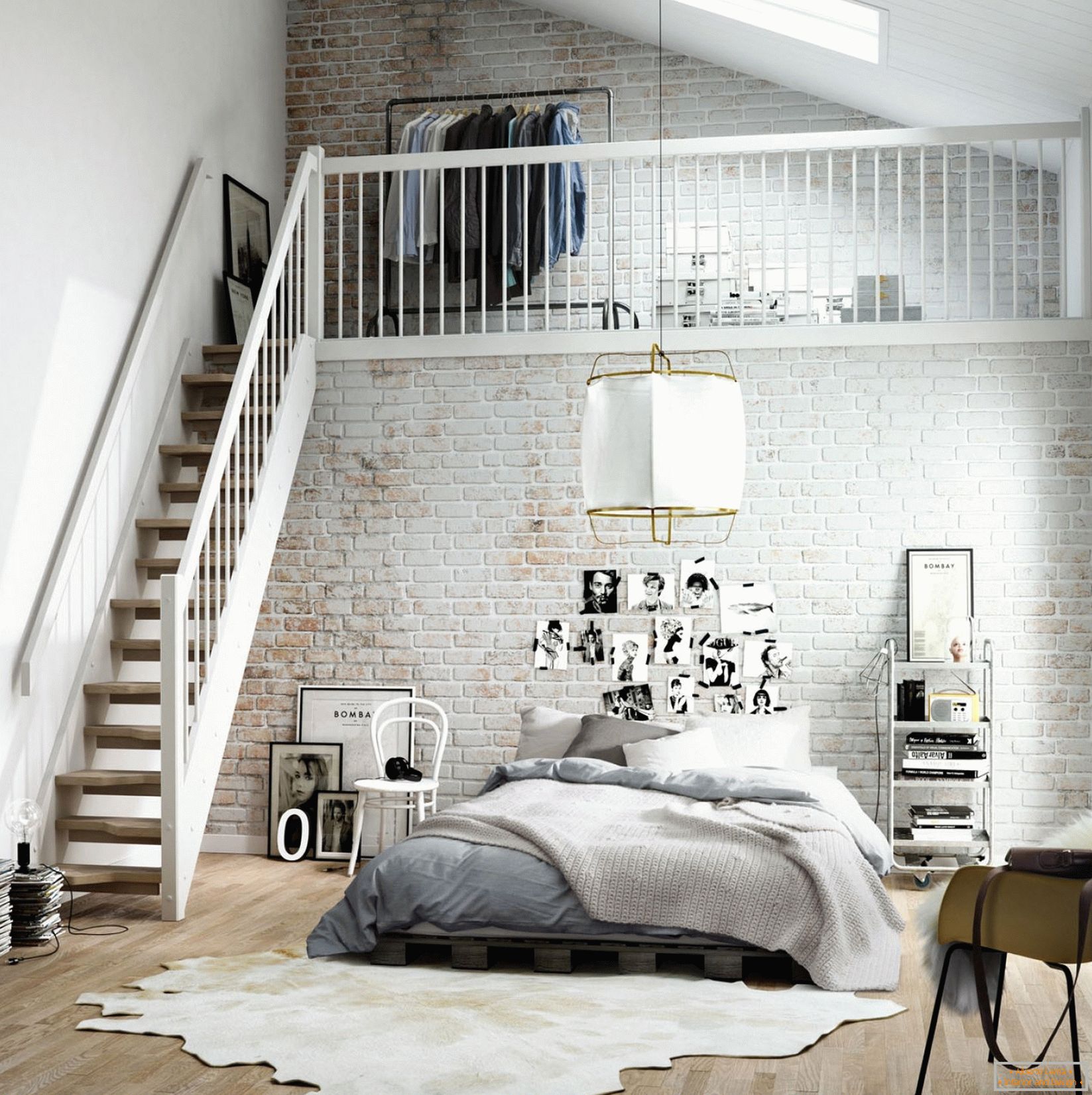 Alegerea culorilor pentru un dormitor în stil scandinav