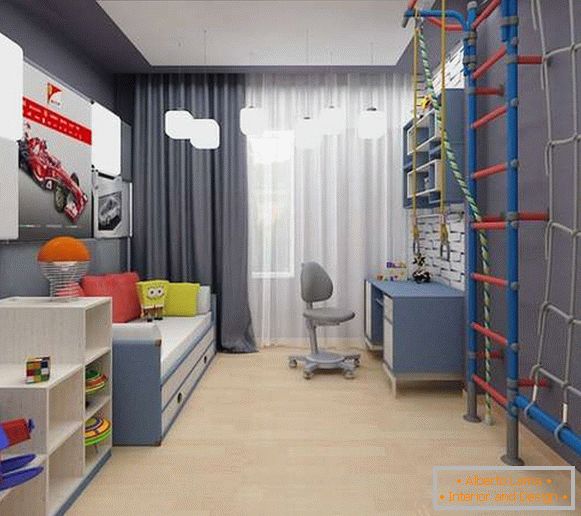 interiorul unei camere pentru copii pentru un băiat, fotografie 8