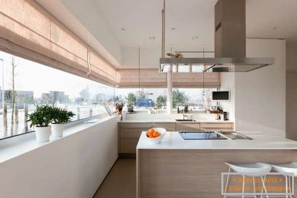 Designul bucătăriei într-o casă privată cu mâinile tale - idei de inspirație