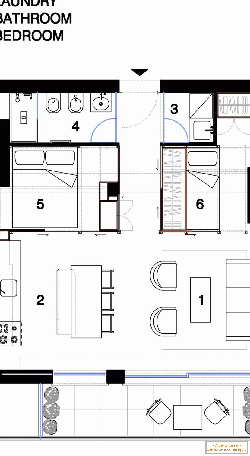 Schema unui apartament mic