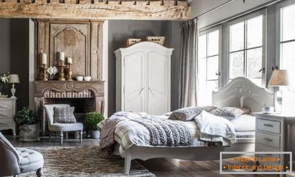Designul unui dormitor în stilul Provence - фото с идеями декора