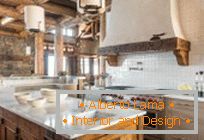 Stilul rustic în interiorul bucătăriei: un apel aspru