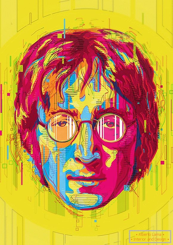 Ilustrație de John Lennon, Mart Biemans