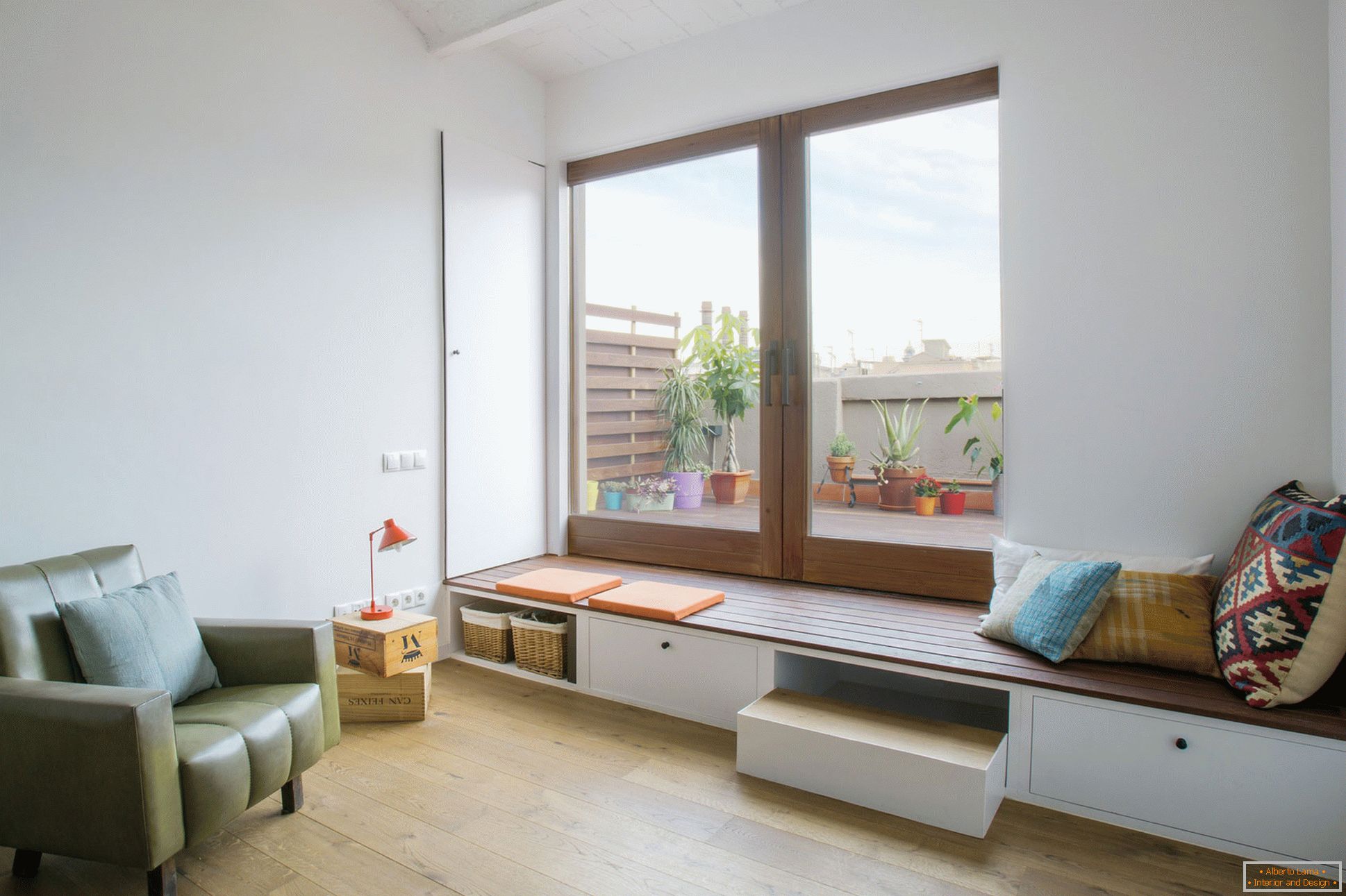 Design interior al unui apartament mic din Barcelona