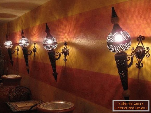 lampă de perete în stil oriental, fotografie 16