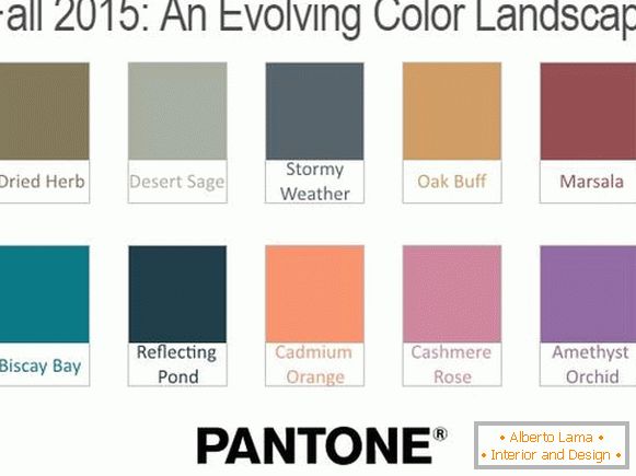 Culori la modă - tendințele din toamna anului 2015 din Pantone