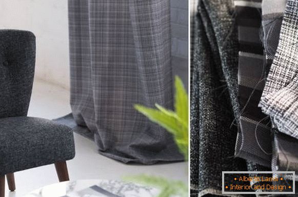 Tweed pentru tapițerii de mobilier și perdele - tendințele de toamnă 2015