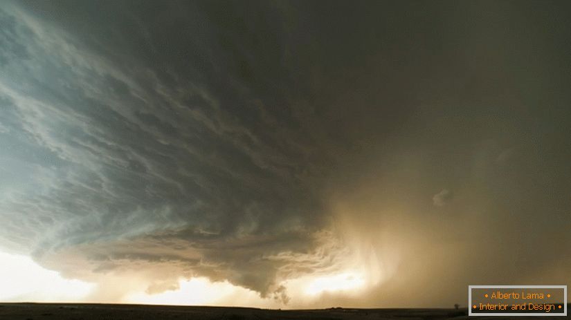 Uraganul lângă Booker, Texas