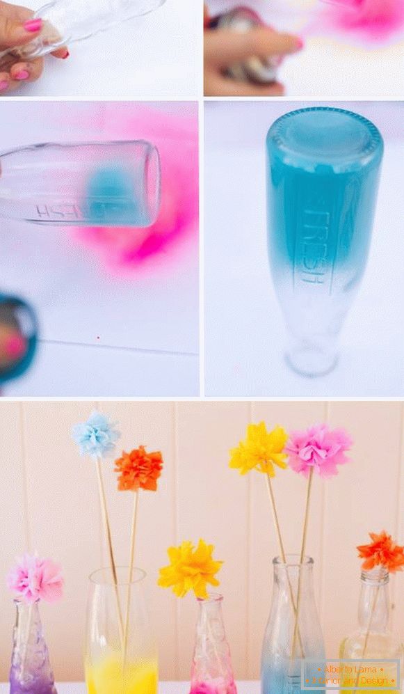 Cum sa faci o vaza dintr-o sticla cu vopsea de aerosoli