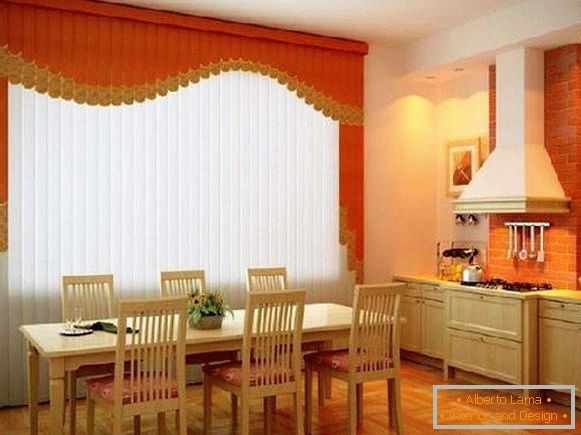 obloane pe geamuri verticale din bucătărie, fotografie 14
