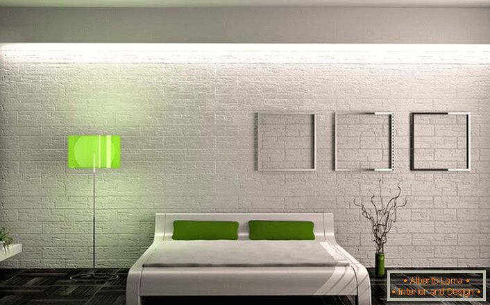 Dormitor în stil minimalist - это минимум мебели и декоративных элементов. Не перегруженный интерьер оставляет спальню светлой и просторной.