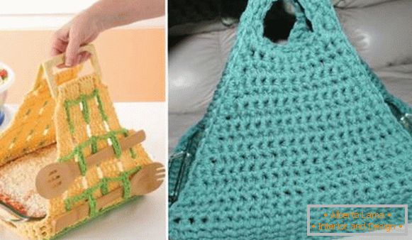 Articole de mână tricotate utile pentru bucătărie