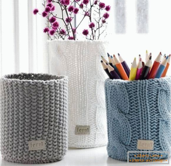 Vaze frumoase tricotate