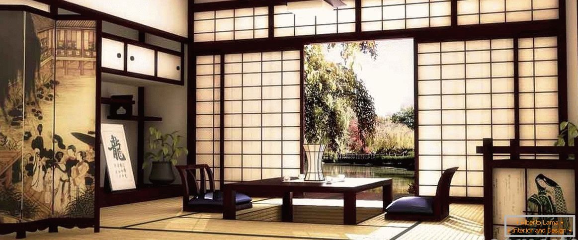 Stil japonez în interiorul casei și apartamentului