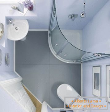 Design interior într-o baie compactă