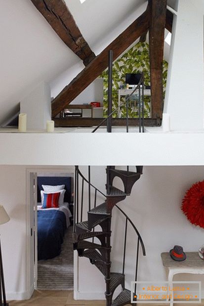 Frumos motive franceze în decorarea scărilor