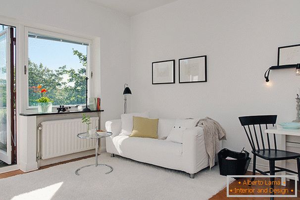 Apartament interior mic în Goteborg