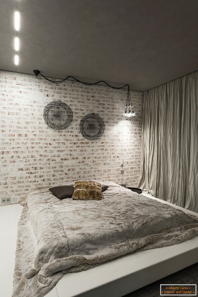 Exemplu de design interior al unui dormitor mic în fotografie