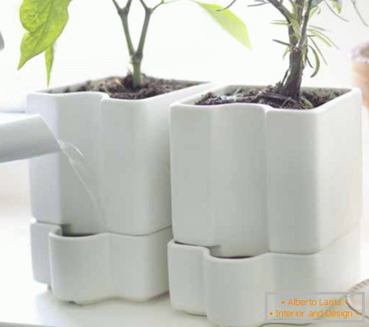 oala pentru plante din ceramica glazurata SOTCITRON
