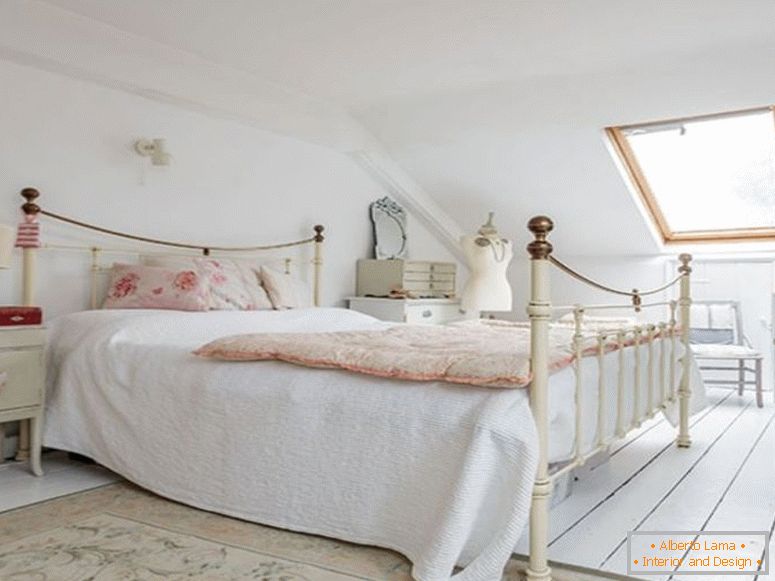 epocă-alb-dormitor-decorarea-decorarea cu vintage-mobilier-ee24192fb50ecbd0