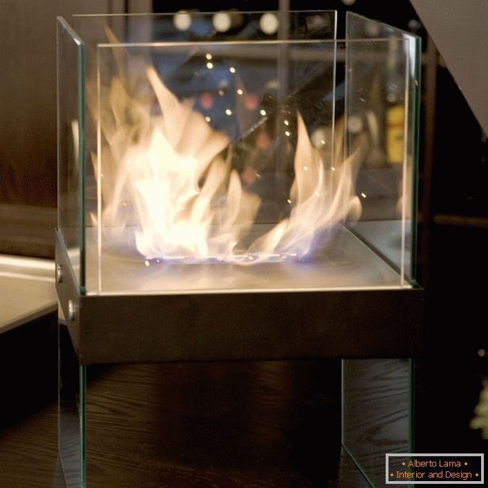 Seminee populare de acvariu refractarea luminii din incendiu sporesc jocul de evidențiere. 