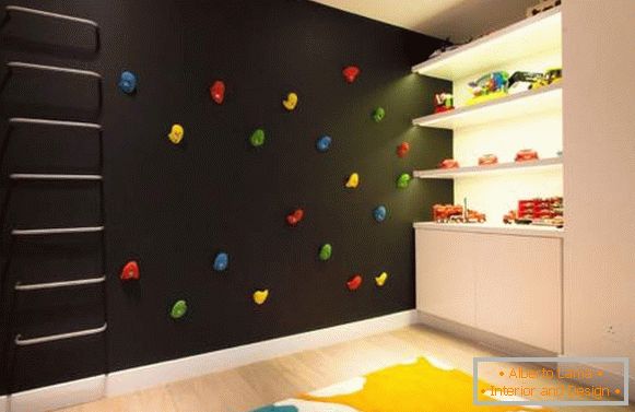 O combinație neobișnuită de culori în interiorul camerei pentru copii