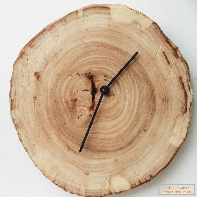Dial pentru ceas de perete din lemn