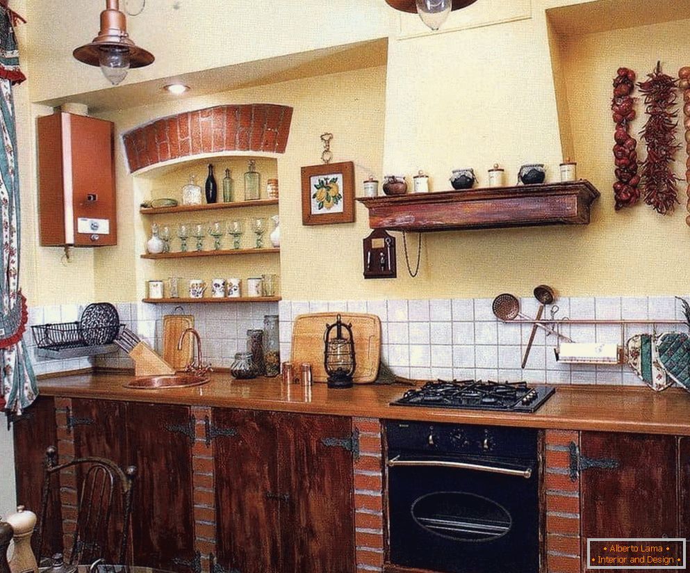 Elemente de decor în bucătăria rusă