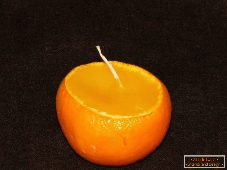 Lumânare de mandarină