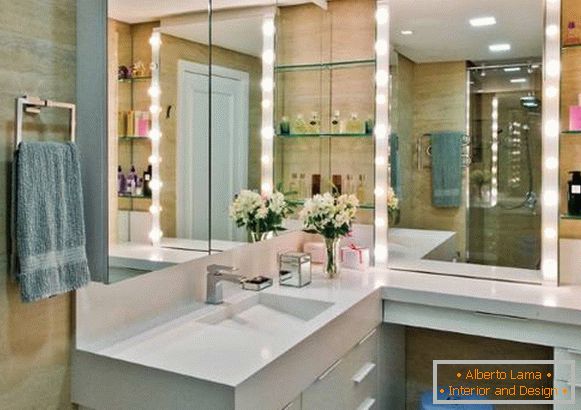 Cum de a decora o oglindă de baie cu propriile mâini