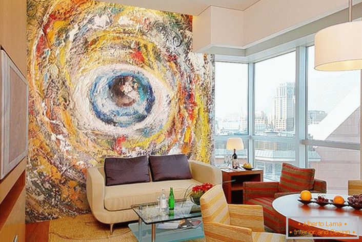 Pictură decorativă în interior va aduce eleganță în interiorul apartamentului tău.