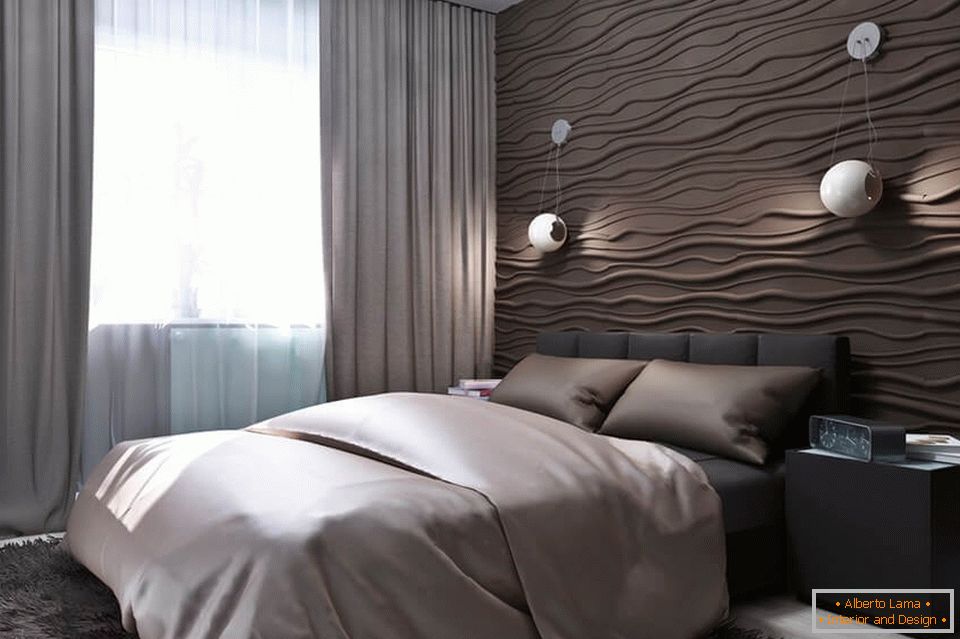Panouri decorative în dormitor