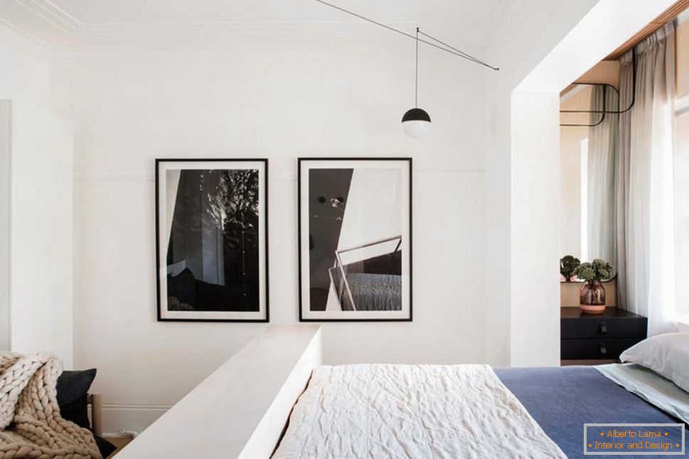 Design interior al unui apartament mic din Sydney - спинка-подставка